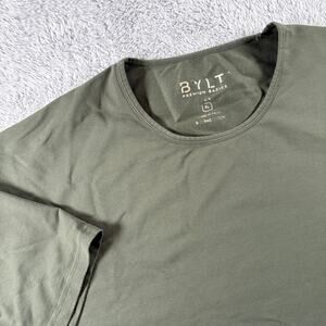 BYLT Premium Basics Box Men's Green T-Shirt Sz XL *Faded Size‎ Tag*